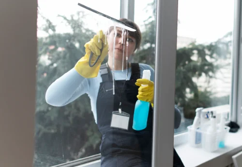 Nettoyage de vitres intérieures et extérieures à Crouzilles